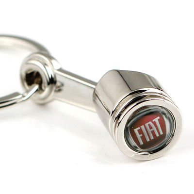 【創意改裝 汽配模型 仿真發動機 菲亞特汽車標活塞鑰匙扣鑰匙圈】價格,廠家,圖片,鑰匙飾品、掛件,上海蒙初商貿-
